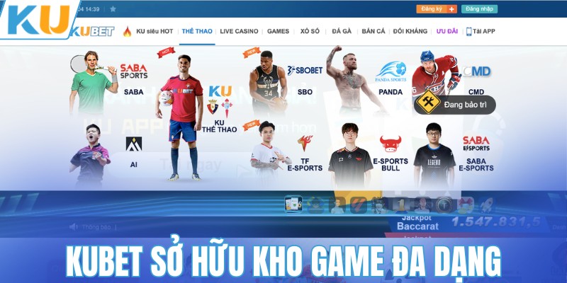 KUBET sở hữu kho game đa dạng